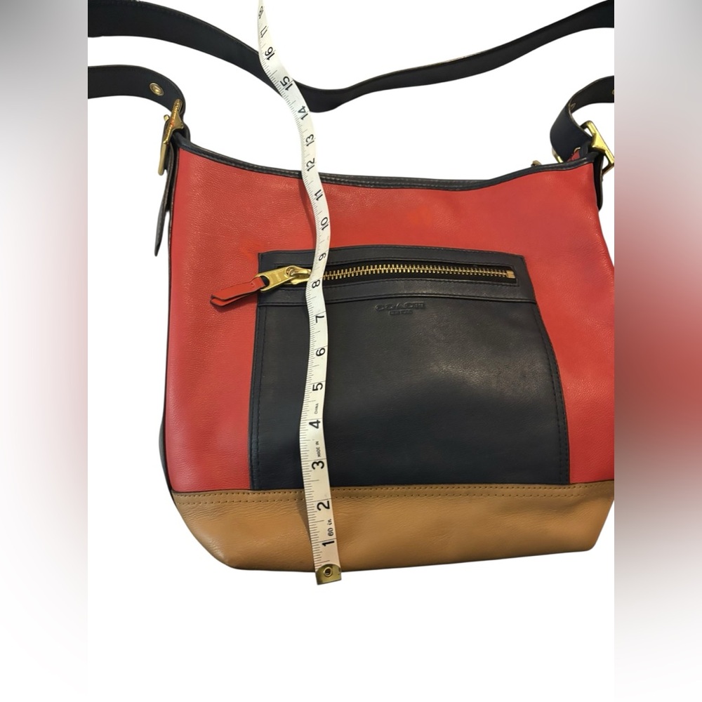 Coach | color block leather tote bag - Picture 3 of 10